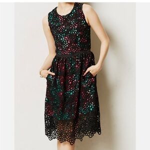 Anthropologie Wolven Lacey Terrace Sheath Dress Size 4